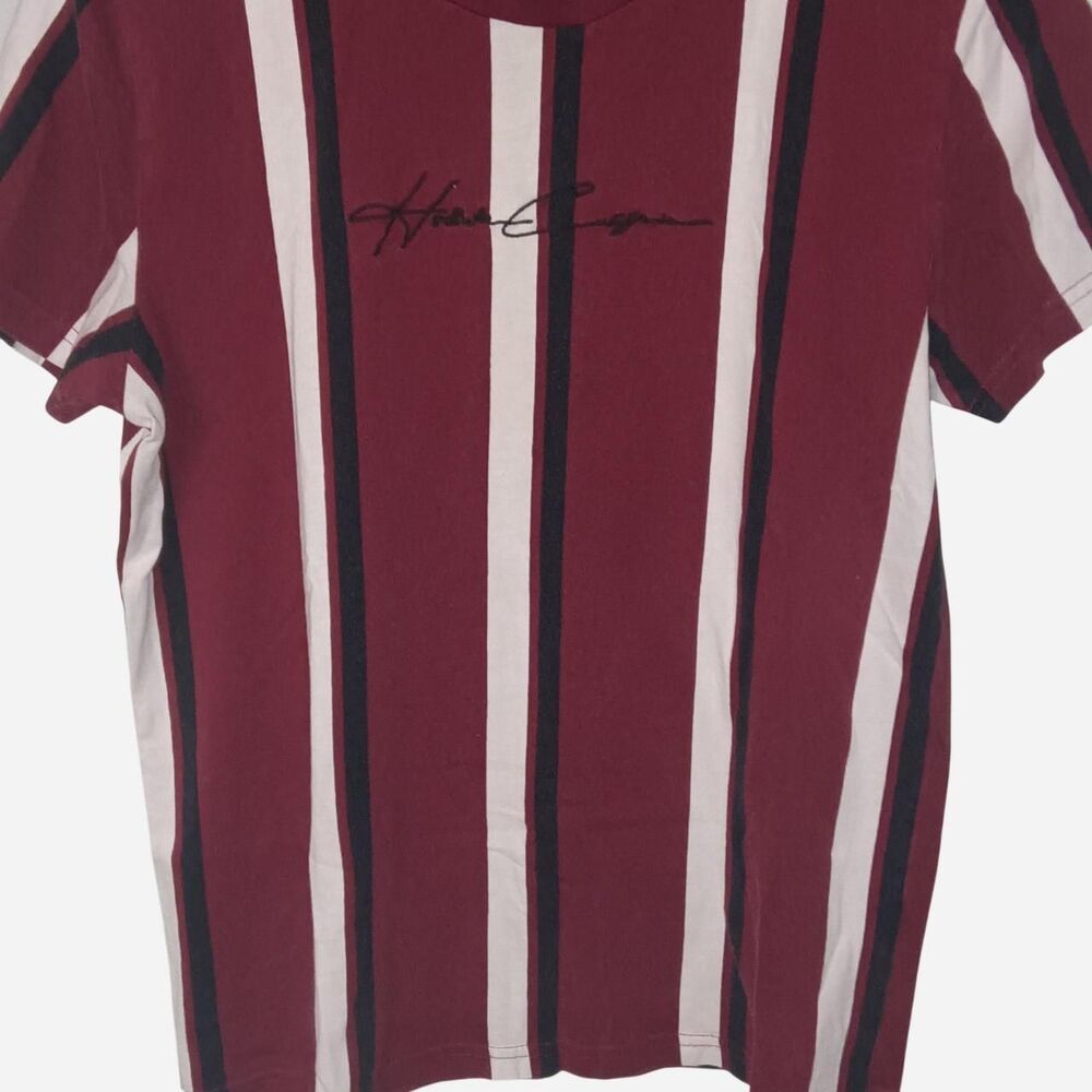 Hollister-co Women's Red and Burgundy T-shirt